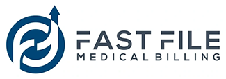 A logo of fast medical